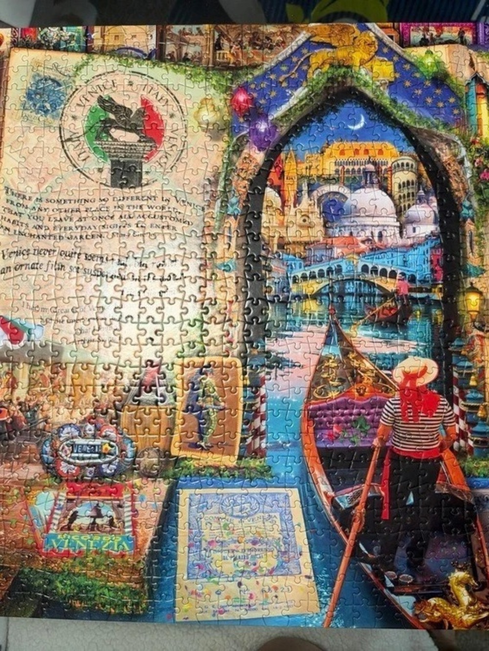 Buffalo Games & Puzzles Venice 1000-Piece Puzzle Like New